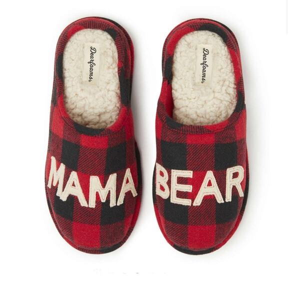 Dearfoams Mama Bear Clog Slippers - Picture 1 of 6
